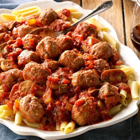 Spicy Sausage Meatball Sauce Recipe: How to Make It | Taste of Home