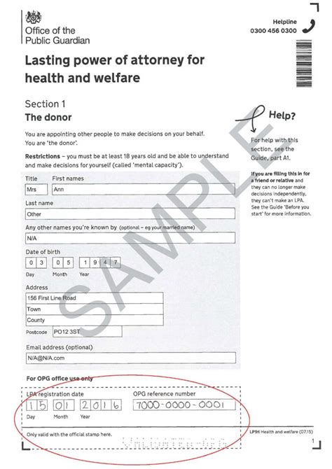 What does a valid LPA, EPA or deputy order look like? – Office of the ...