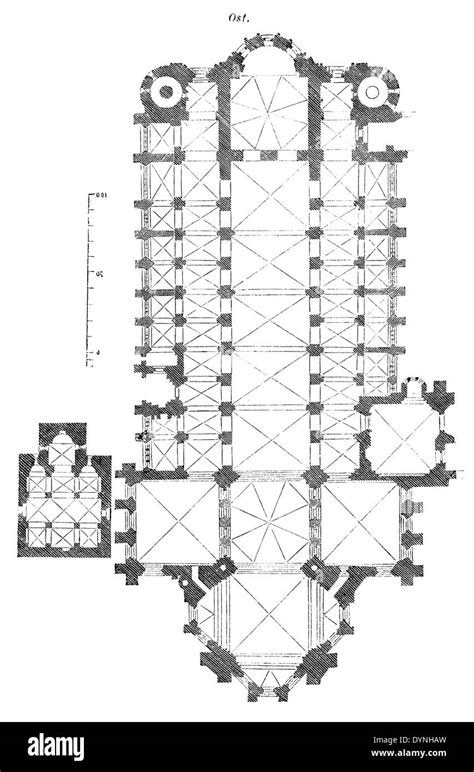 Mainz Cathedral: floor plan Stock Photo: 68701441 - Alamy