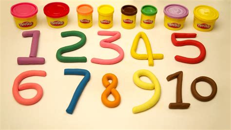 New Special Edition Multi-Colour 10 Mini Can Set of PLAY-DOH is great for learning to count and ...