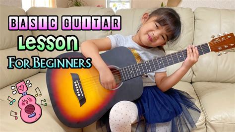 Basic Guitar Lesson For Kids | How to Play Basic Guitar Chords | Guitar ...
