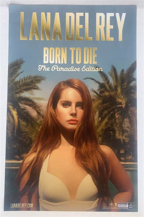 Lana Del Rey: Born to Die Album Poster 14x22 - Etsy