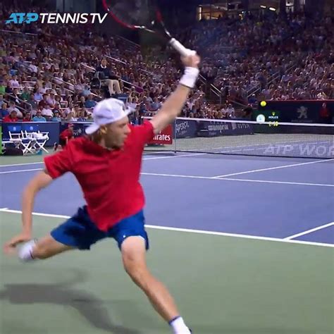 Amazing Denis Shapovalov Backhands | What a shot this is 😍 Celebrating ...