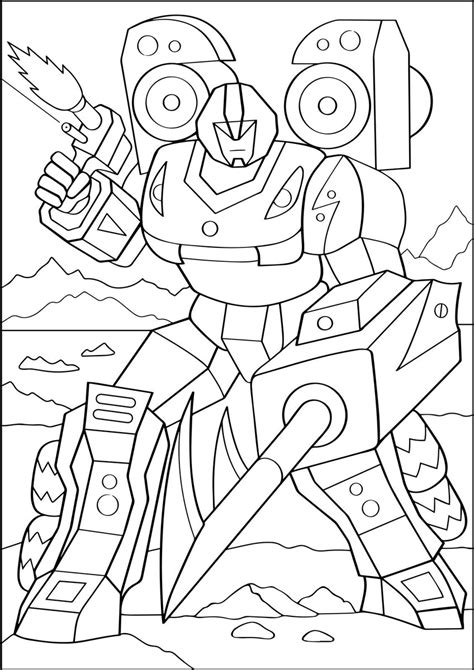 Walking War Robots Coloring Pages Coloring Pages