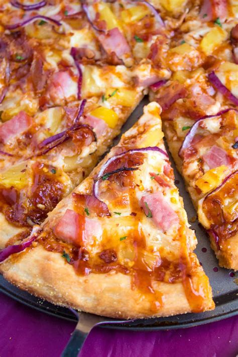 Hawaiian BBQ Pizza ~ Recipe | Queenslee Appétit