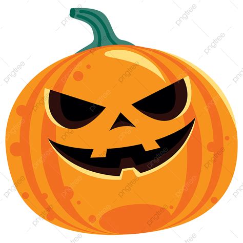 Halloween Horror Jack O Lantern Cartoon, Pumpkin, Halloween, Cartoon PNG and Vector with ...