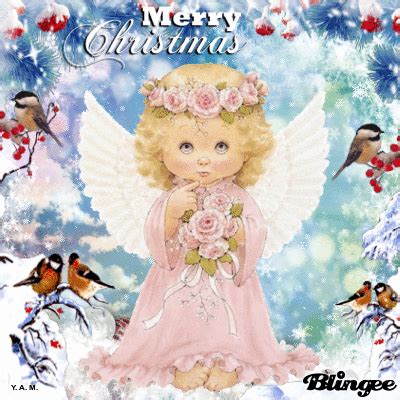 Merry Christmas Angel Animated Gif Pictures, Photos, and Images for Facebook, Tumblr, Pinterest ...