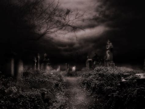 #Dark #Cemetery #Creepy #Gothic #Graveyard #720P #wallpaper #hdwallpaper #desktop | Кладбище ...