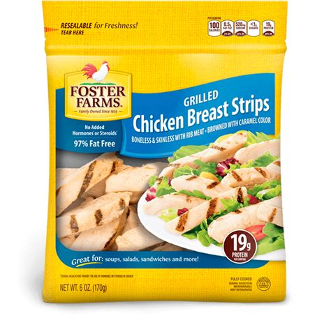 Grilled Chicken Breast Strips | Products | Foster Farms