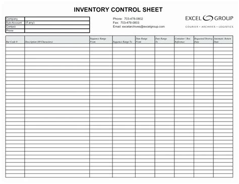 Office Supply Inventory Spreadsheet ~ Excel Templates