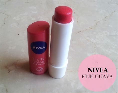 Nivea Lip Care Fruity Shine Pink Guava Lip Balm: Review, Swatches