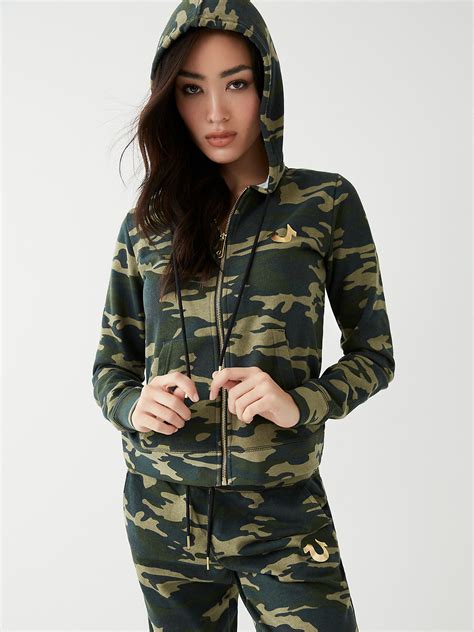 CAMO ZIP HOODIE