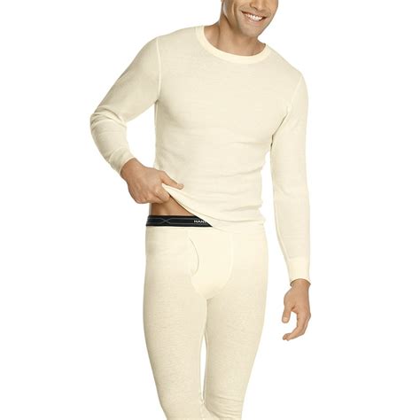 Hanes - Men's X-Temp Thermal Underwear Crew Tee - Walmart.com - Walmart.com