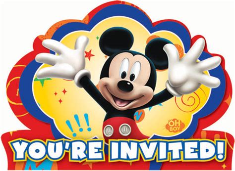 Store Closing Clearance Sale on Mickey Mouse Party Invitations 8pk ...