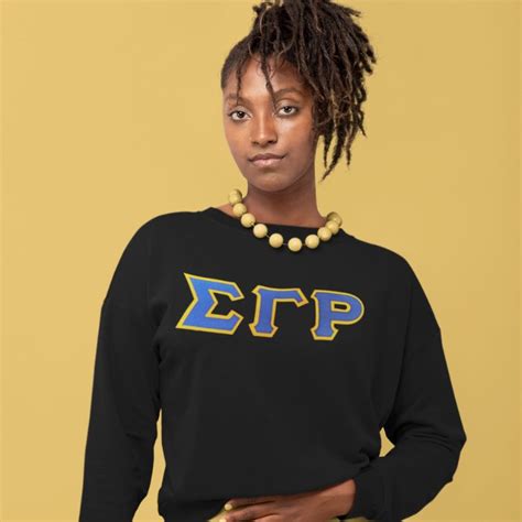 Sigma Gamma Rho Letters Sweatshirt