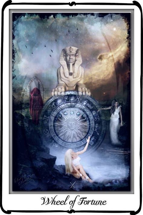 Tarot- Wheel of Fortune by `azurylipfe on deviantART Wheel Of Fortune ...