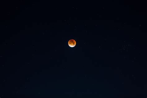 wallpaper moon, full moon, red moon, stars, starry sky, night, sky HD ...