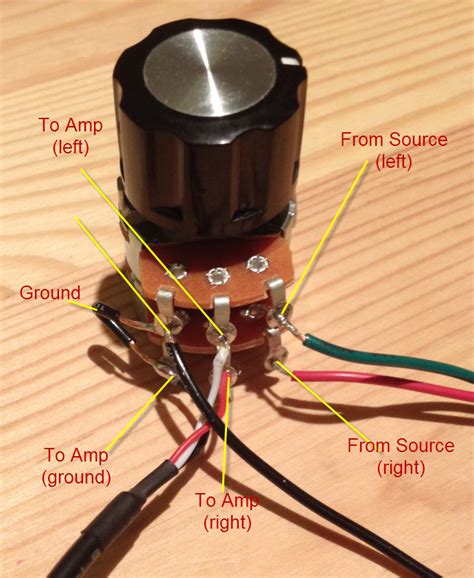 Speaker Volume Control Wiring Diagram