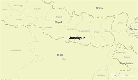 Where is Janakpur, Nepal? / Janakpur, Central Region Map - WorldAtlas.com