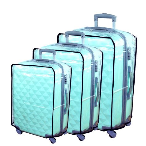 New Reusable 30 Inch Clear Plastic Luggage Cover Suitcase Protector Covers