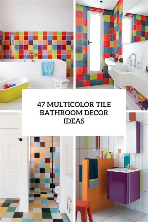 Colourful Bathroom Floor Tiles – Flooring Guide by Cinvex