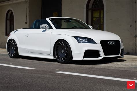 White on Black: Head-Turning Audi TT on Wheels with the Unique Design ...