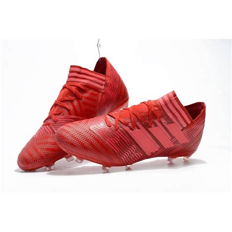 adidas Men's Nemeziz Messi 17.1 FG Soccer Boots Red Pink