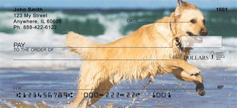 Golden Retriever Personal Checks, Golden Retriever Checks