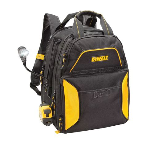 DEWALT 33-Pocket Lighted USB Charging Tool Backpack with Light | The Home Depot Canada