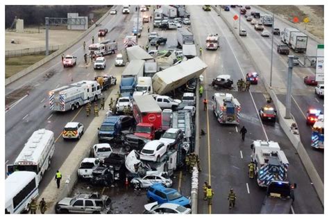 5 Dead In Massive Crash Involving Over 80 Cars On Icy Texas Highway ...