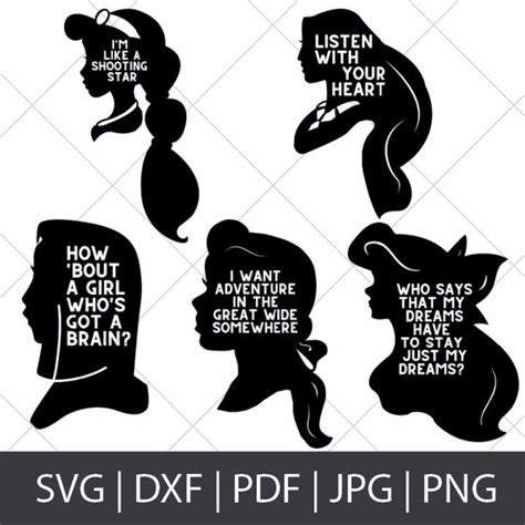 Free Disney Princess Sayings Svg 605 SVG PNG EPS DXF File