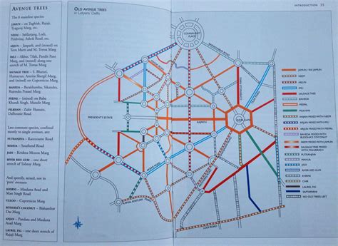 Tree map of Lutyens Delhi by Pradip Krishnen : r/Nakshe