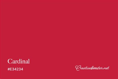 Cardinal Red Color