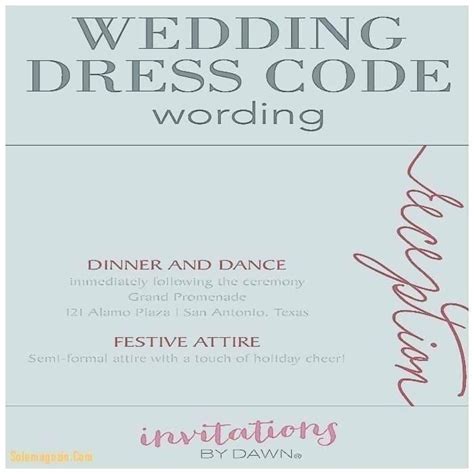 11 Wedding Dress Code Wording Ideas in 2020 | Dress code wedding, Wedding dress code wording ...