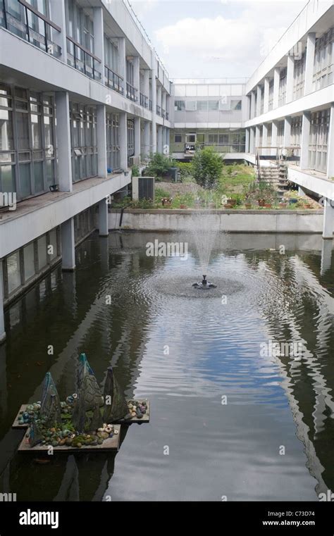 Hillingdon hospital pond Stock Photo - Alamy