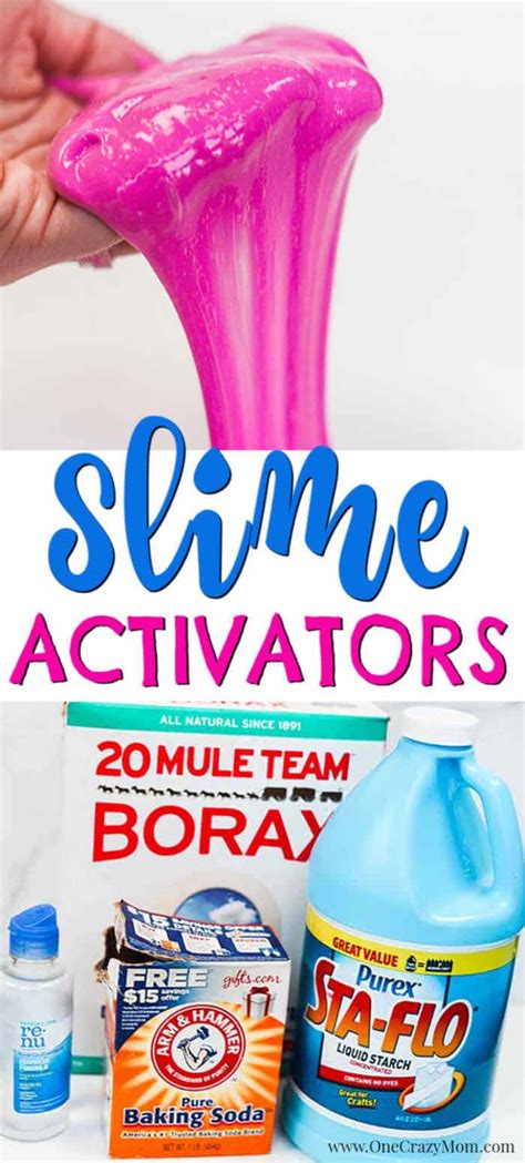 The Best Slime Activators | How to make slime, Slime, Diy slime recipe