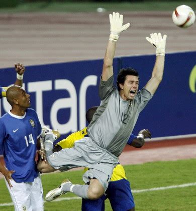 Brazilian Goalkeeper Doni Stops Coming Ball Editorial Stock Photo - Stock Image | Shutterstock