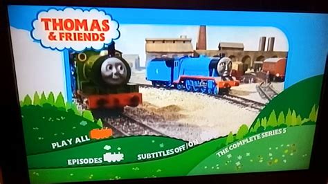 Thomas and friends DVD menu: The complete series 5 - YouTube