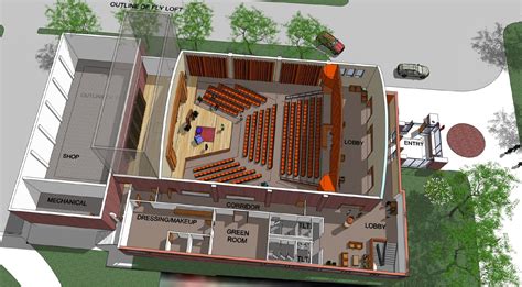 Dedicated Theatre Building Concept | Doane College | Lobby design ...