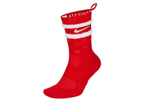 NIKE ELITE CREW 'XMAS' CHRISTMAS SOCKS UNIVERSITY RED price €15.00 ...