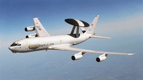 French E-3 Sentry aircraft retreats after Russian threat over Black Sea