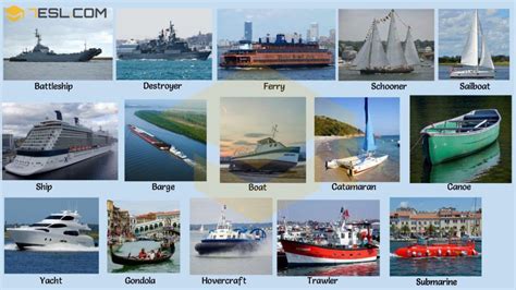 Ship Names & Boat Names | Types of Ships & Boats • 7ESL | Boat, Boat names, Ship names