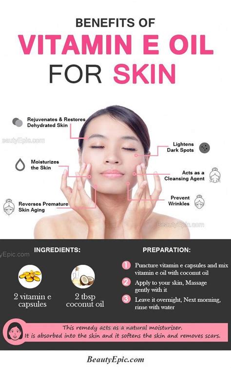 Benefits of Vitamin E Oil for Skin #skincare | Benefits of vitamin e, Vitamin e oil, Oils for skin