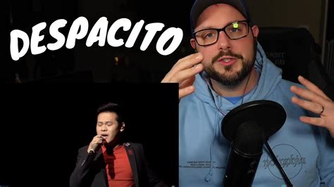 Marcelito Pomoy Reaction "DESPACITO" - YouTube