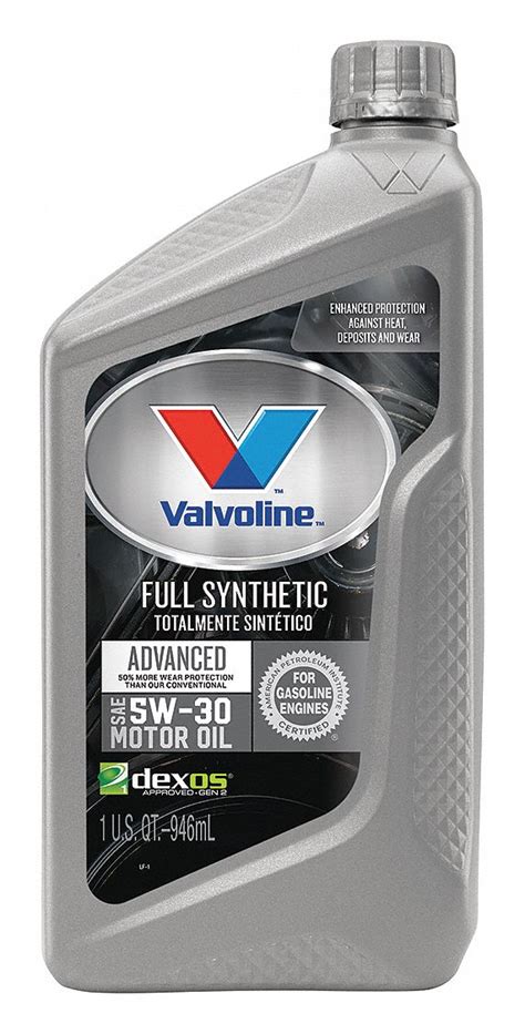 VALVOLINE, Synthetic, 1 qt Size, Engine Oil - 4NPH8|VV955 - Grainger