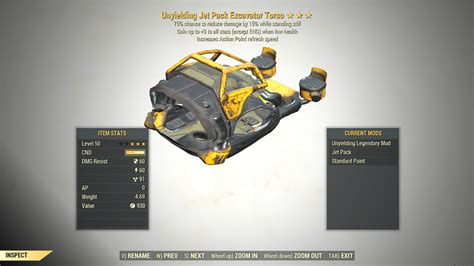 Excavator Power Armor Jetpack (PC Only) - Buy Fallout 76 Items for PC