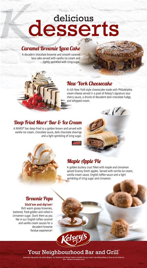 Pin by fast food haven on Menus | Desserts menu, Desserts, Fancy desserts