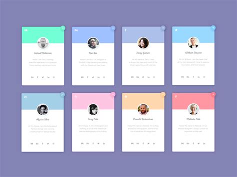 How to improve the interface of cards in web design - Web Studio Design