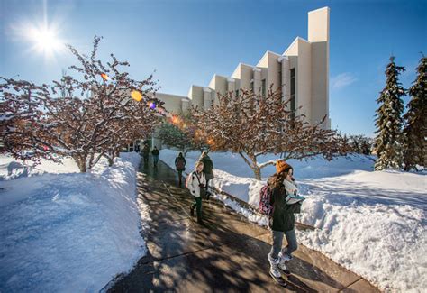 BYU-Idaho | Winter | Sunny Snowy Campus - Jan. 2020