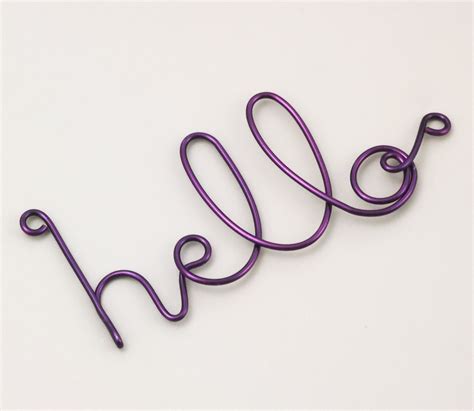 60 Wire Letters Ideas - The Funky Stitch